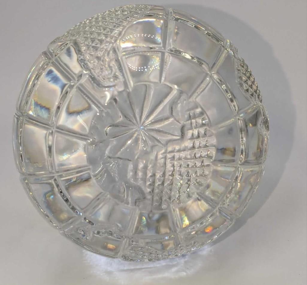 Waterford Crystal Earth Globe Paperweight - 6