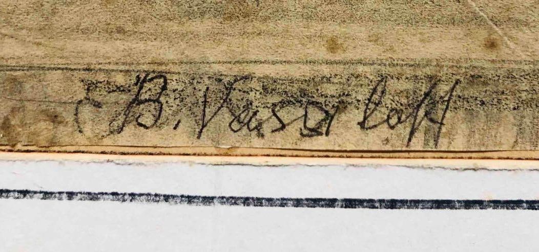 Signed Still Life Drawing - 5