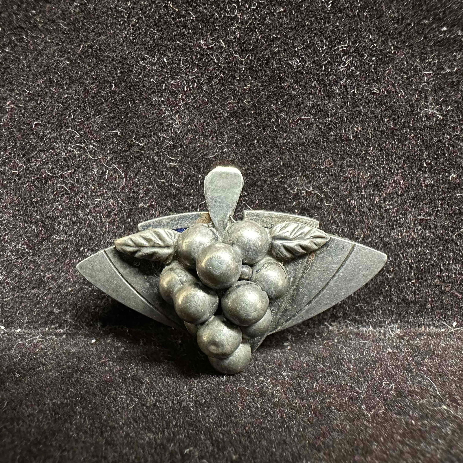 Grape Cluster 900 Sterling Silver Brooch G48 (1 of 6)