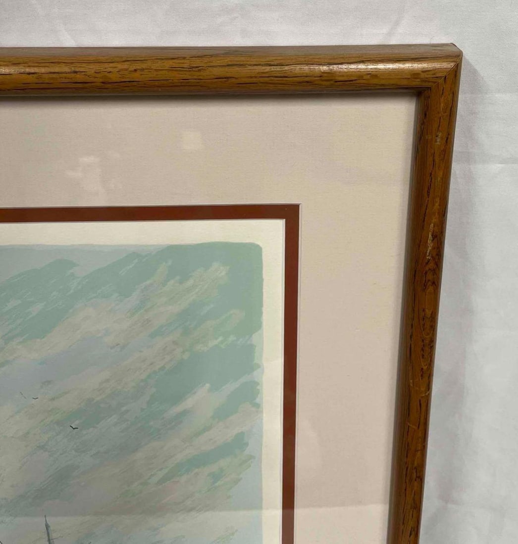 Signed & Numbered Serigraph "Dry Dock" By Schofield - 5