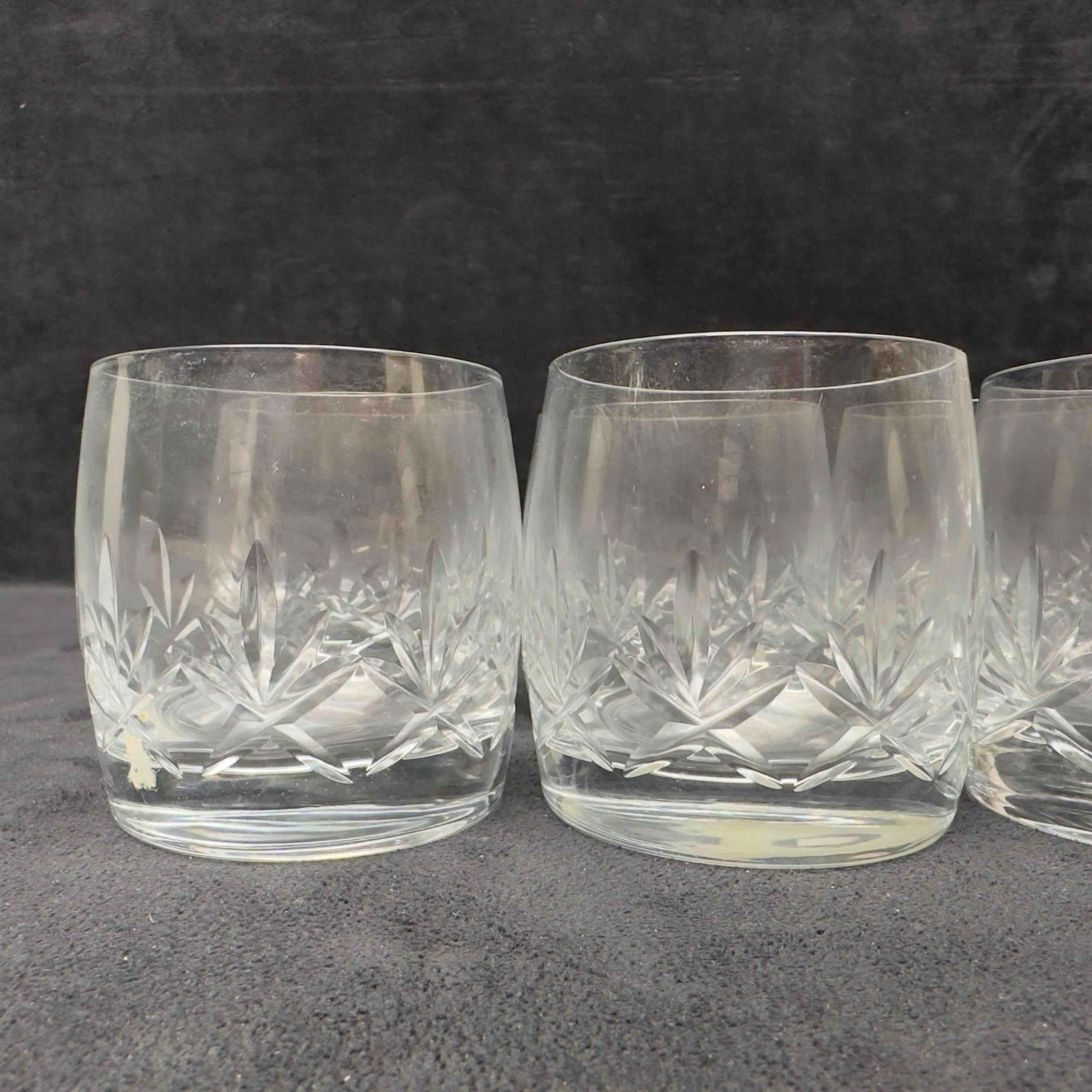 Intersecting Lines Geometric Shapes Motif Design Glasses Set Eleven 11 Cups (1 of 8)