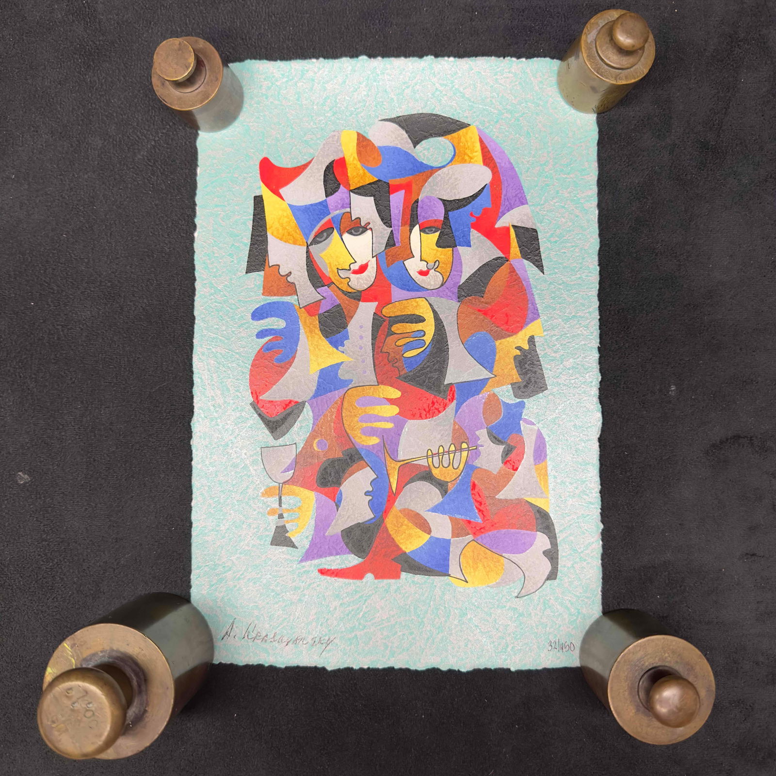 Anatole Krasnyansky Shadows of Grey Serigraph 2004 (1 of 18)