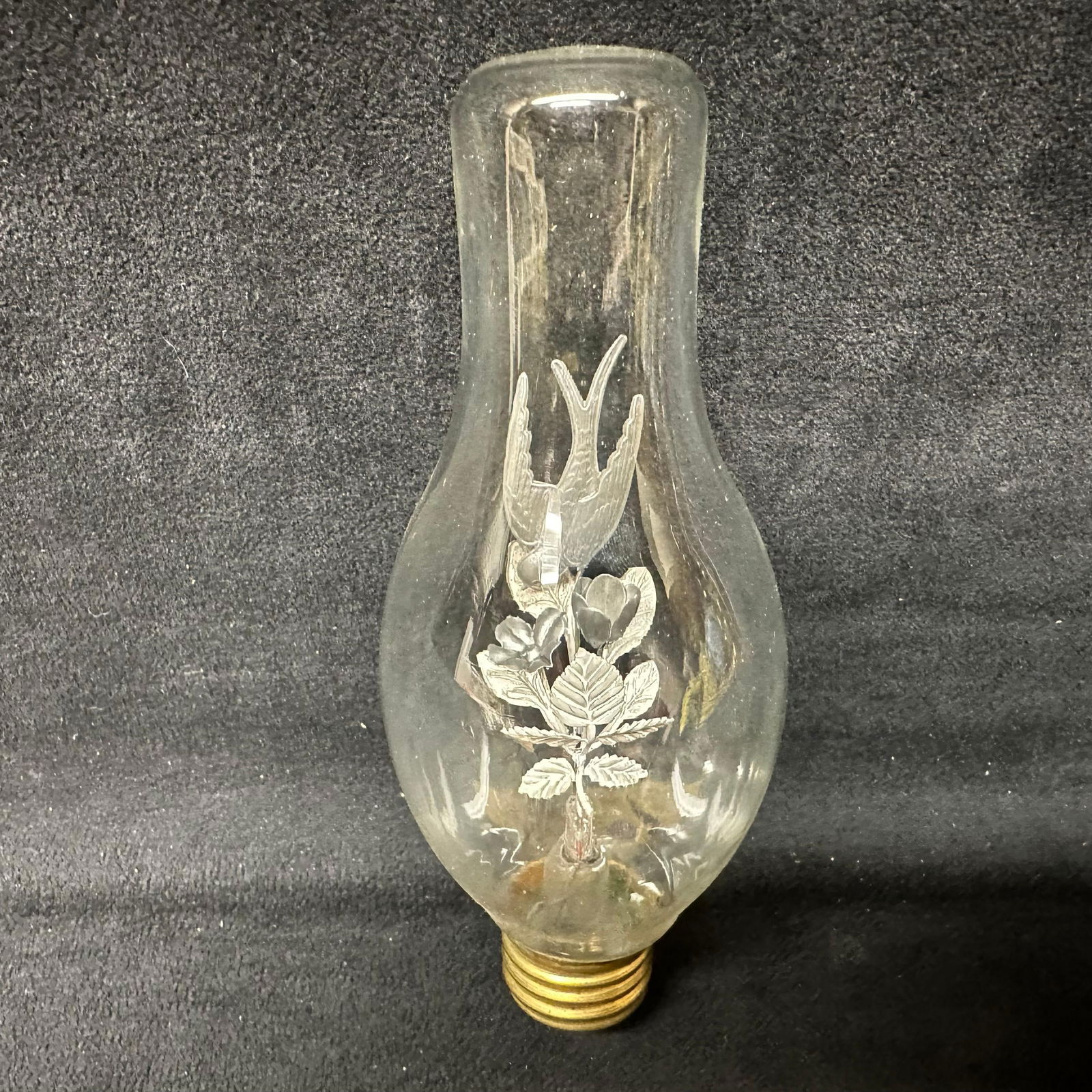 Aerolux Style Orange Sparrow Flowers Green Leaves Light Bulb (1 of 13)