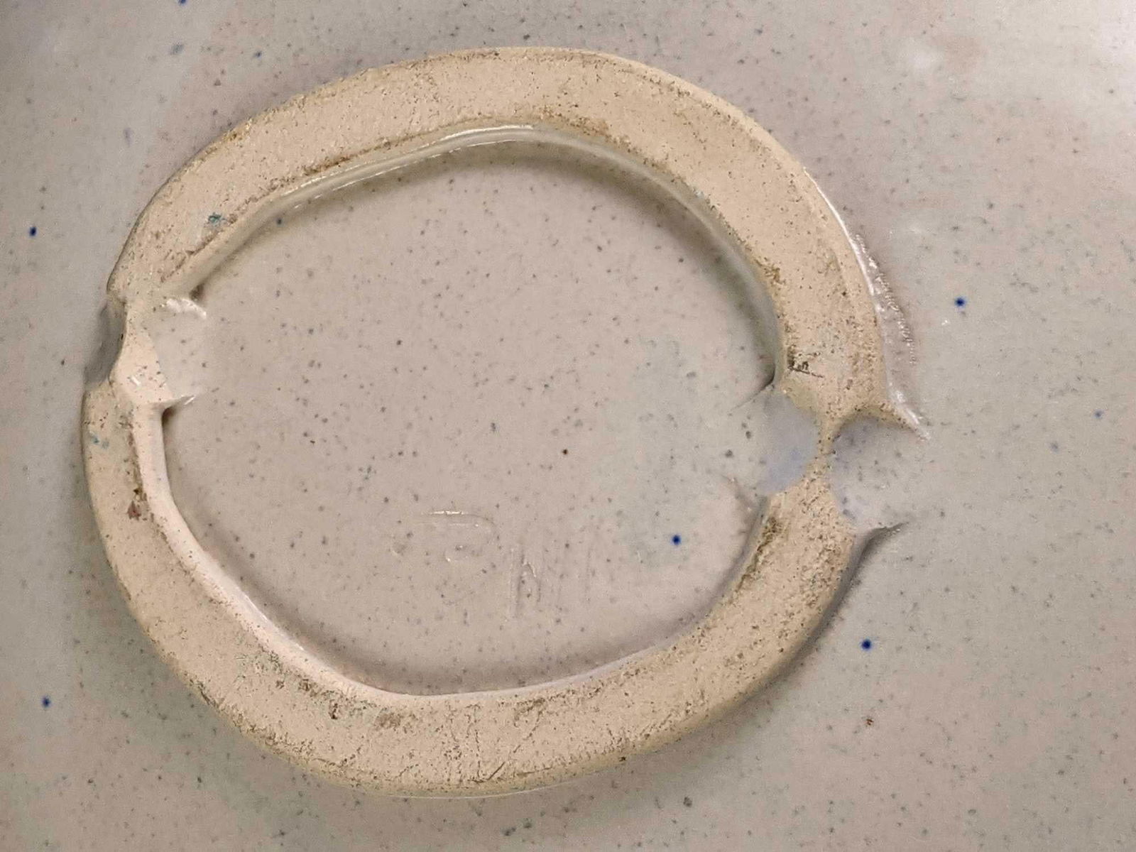 Handmade Textured Ceramic Serving Platter - 7