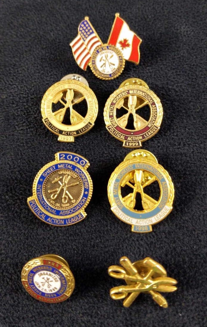 Sheet Metal Workers International Association Pins (1 of 9)