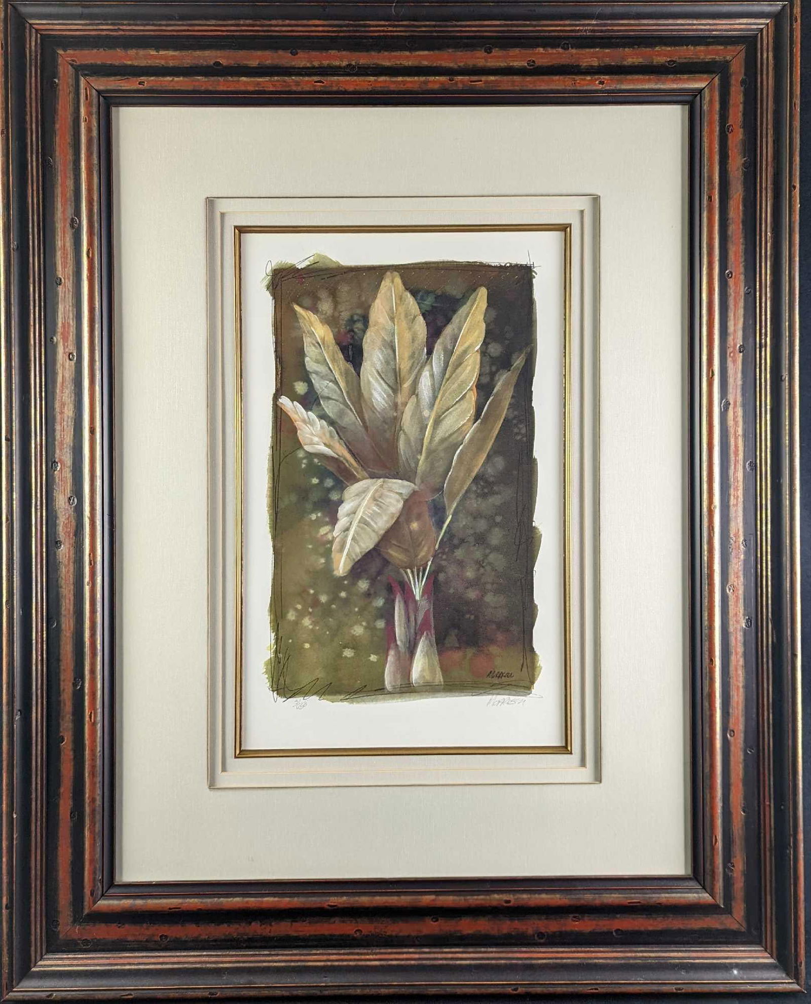 Limited Edition Framed Giclee Print of "Evening Frond 4" By S. Morrison (1 of 7)