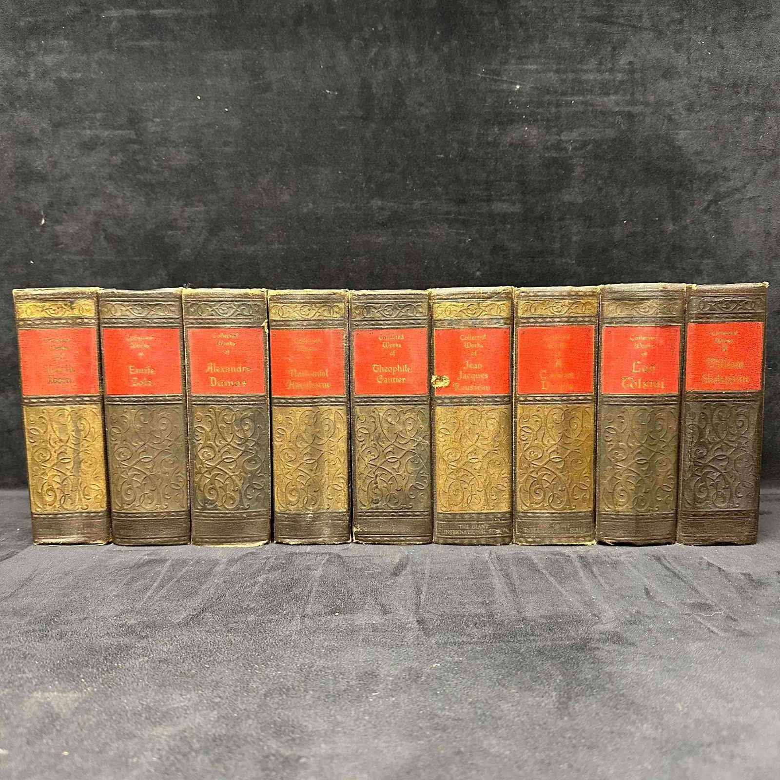 Collected Works Book Collection Leo Tolstoi William Shakespeare Alexandre Dumas Nine Books (1 of 9)