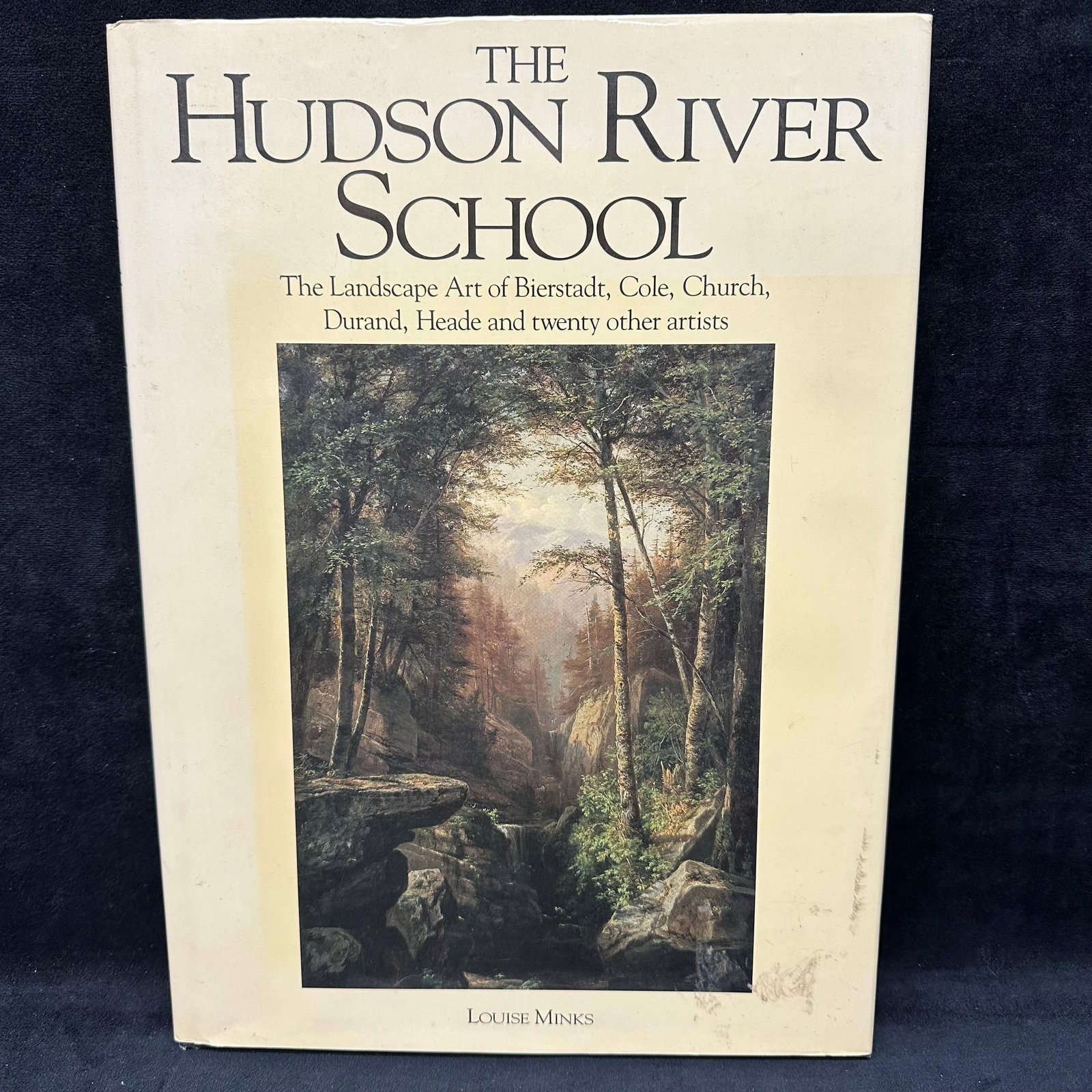 The Hudson River School Landscape Art Hardcover Book: Includes dust jacket. Minor tape residue was noticed on the jacket. This item is in pre-owned, previously displayed condition with light wear and surface markings. Please reference all photos for full