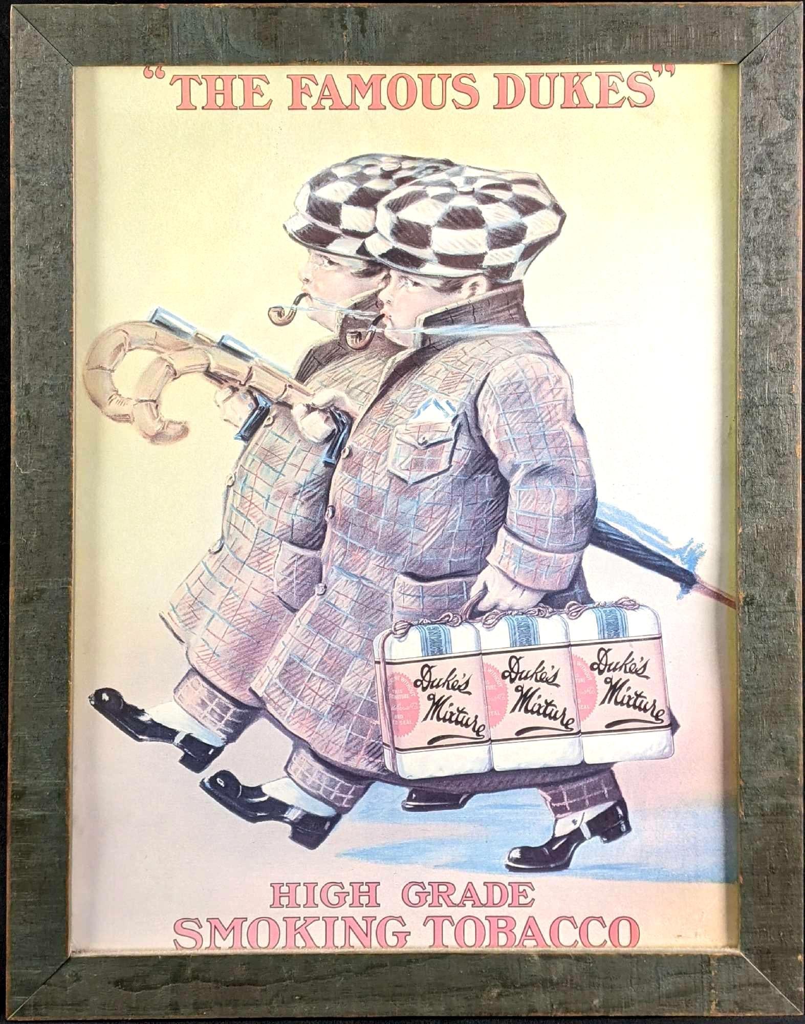 Vintage Tobacco Poster Framed (1 of 6)