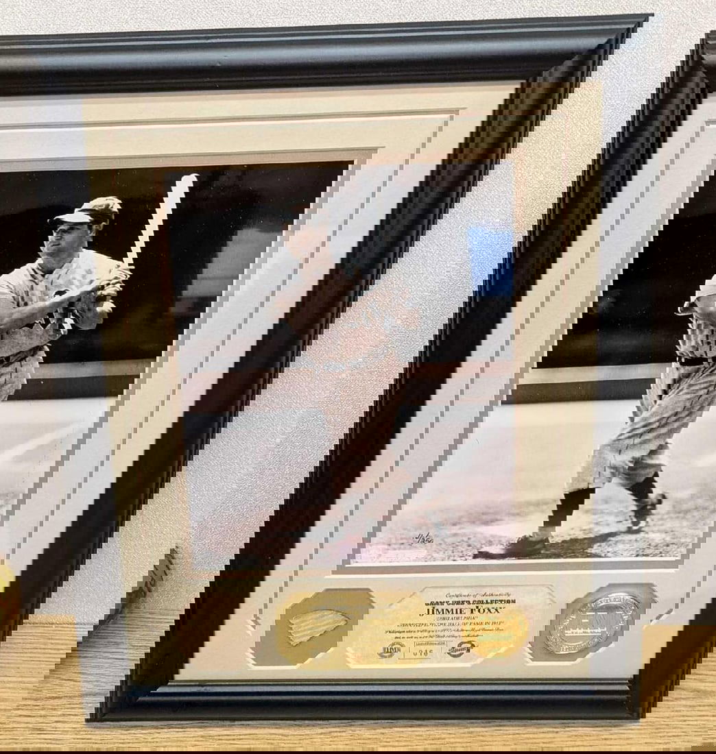 LE Jimmie Foxx Game Used Bat In Highland Photo Frame (1 of 5)