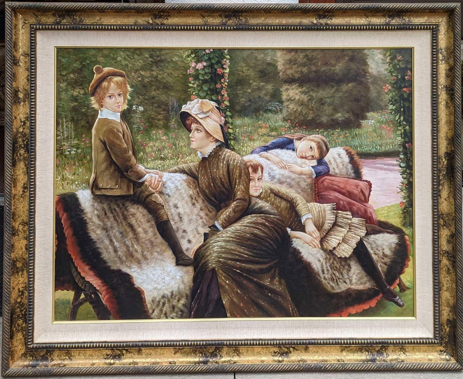 Framed James Jacques Joseph Tissot Reproduction (1 of 8)