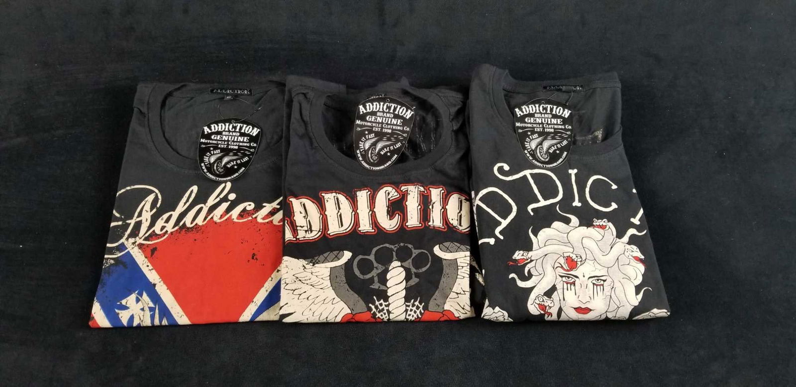 Geniune Addiction Motorcycle Clothing Lot Z (1 of 8)