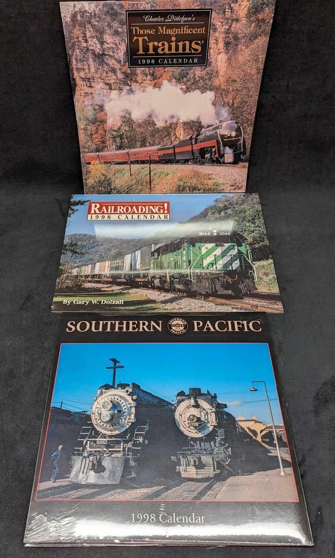 4 Railroad Train Calendars Railroading! Southern Pacific (1 of 6)