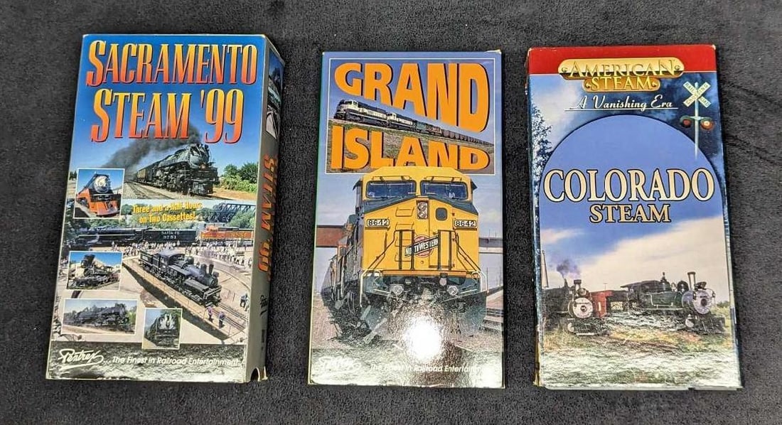 Sacramento & Colorado Steam & Grand Island VHS Tapes (1 of 7)