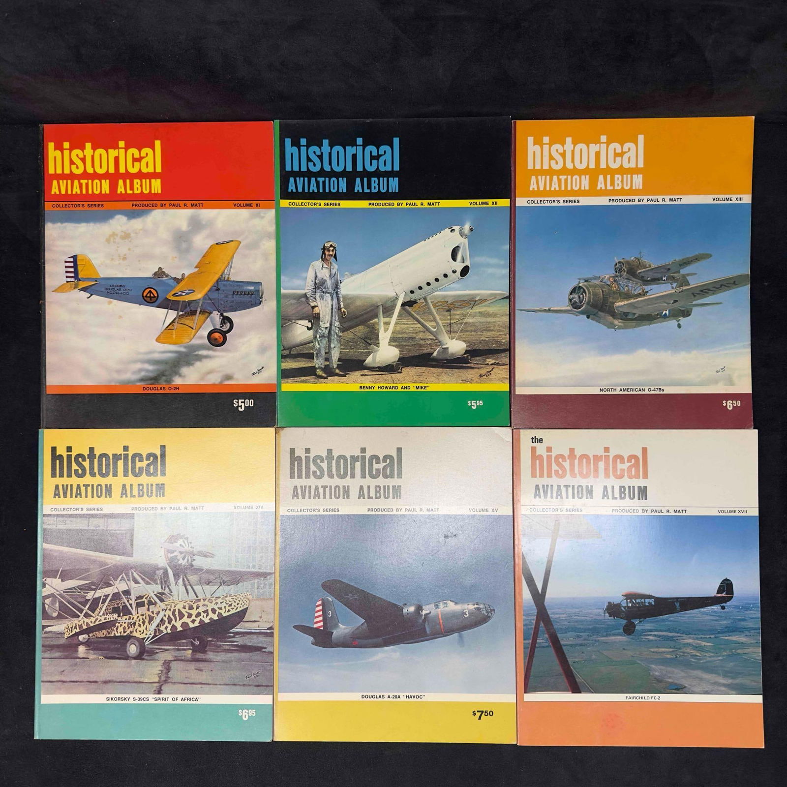 Historical Aviation Album Collectors Series Paul R. Matt Lot of 6 Six Photo Book Collection (1 of 8)