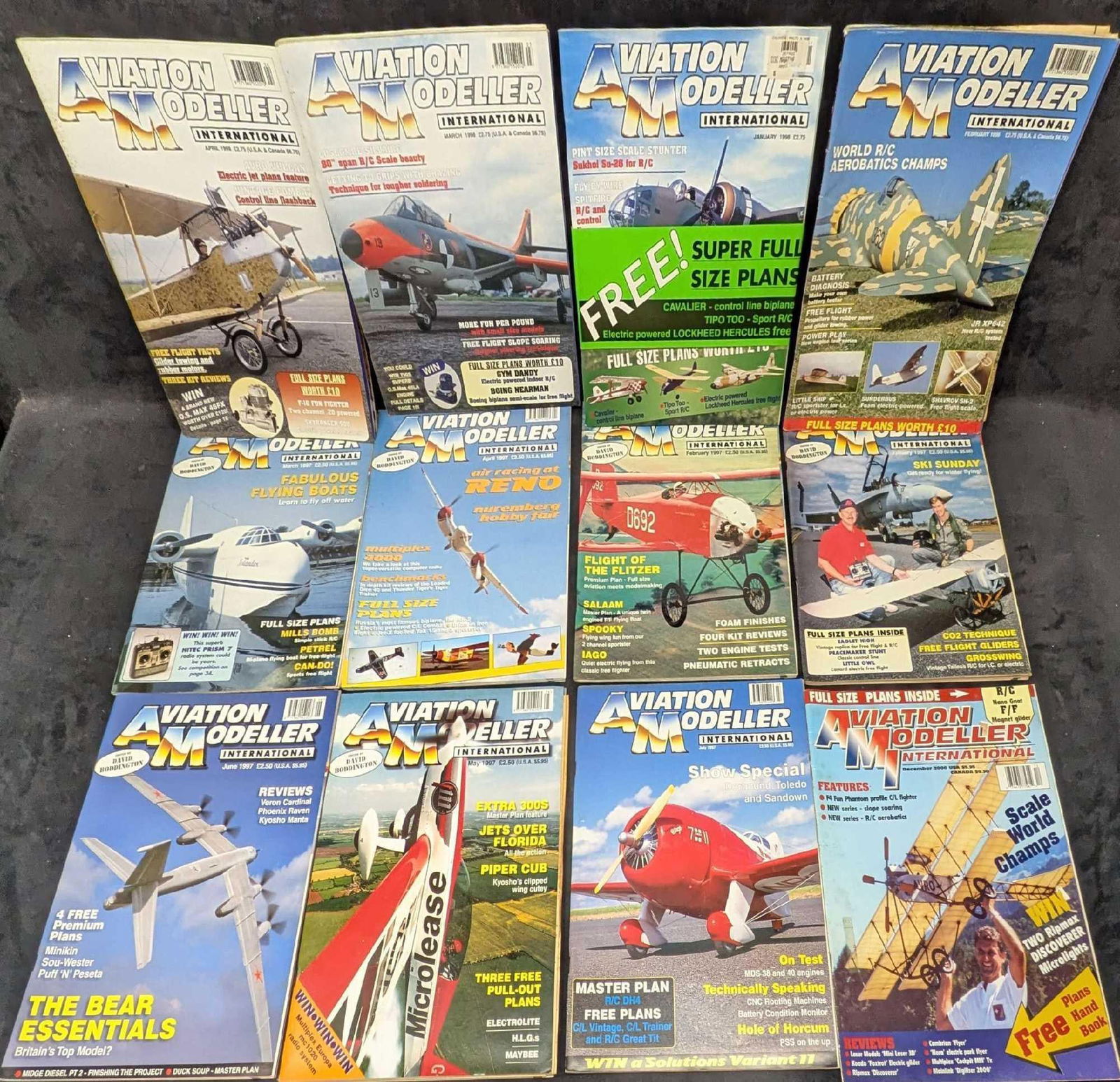 12 1990s Aviation Modeler Magazines B (1 of 6)