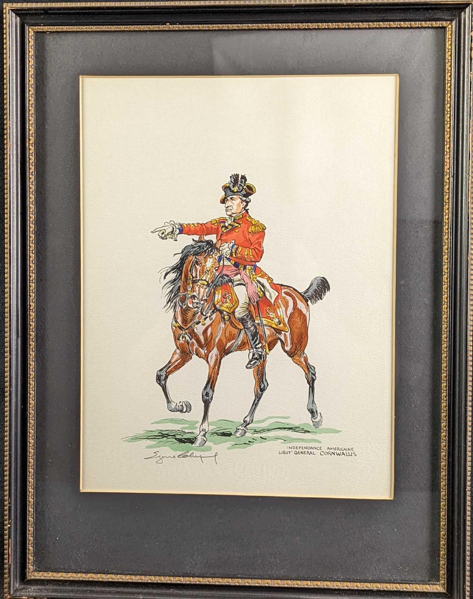 Eugene Leliepure General Cornwallis Sighed Litho (1 of 5)