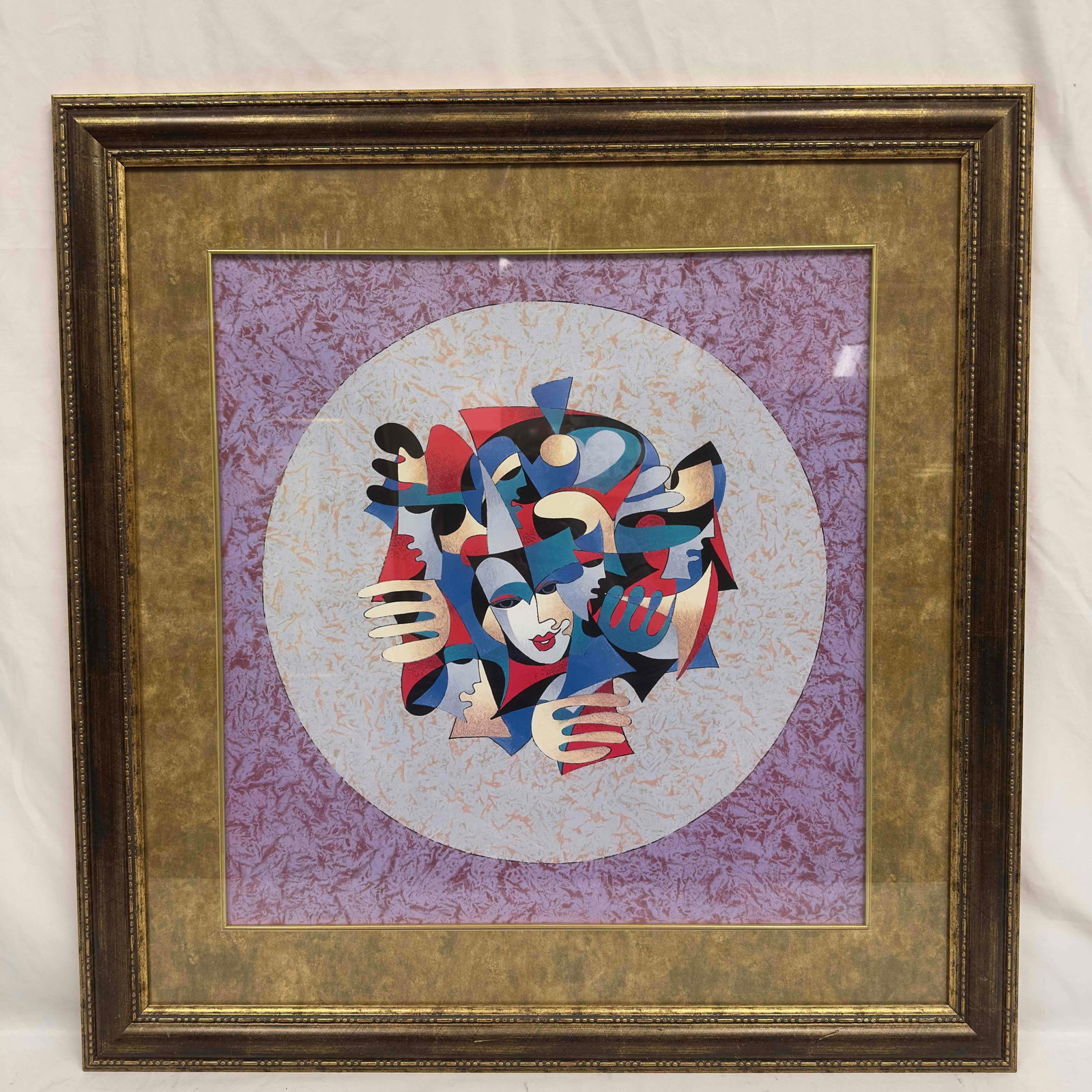 Anatole Krasnyansky Seriolithograph Musical Sphere Framed R120 (1 of 11)