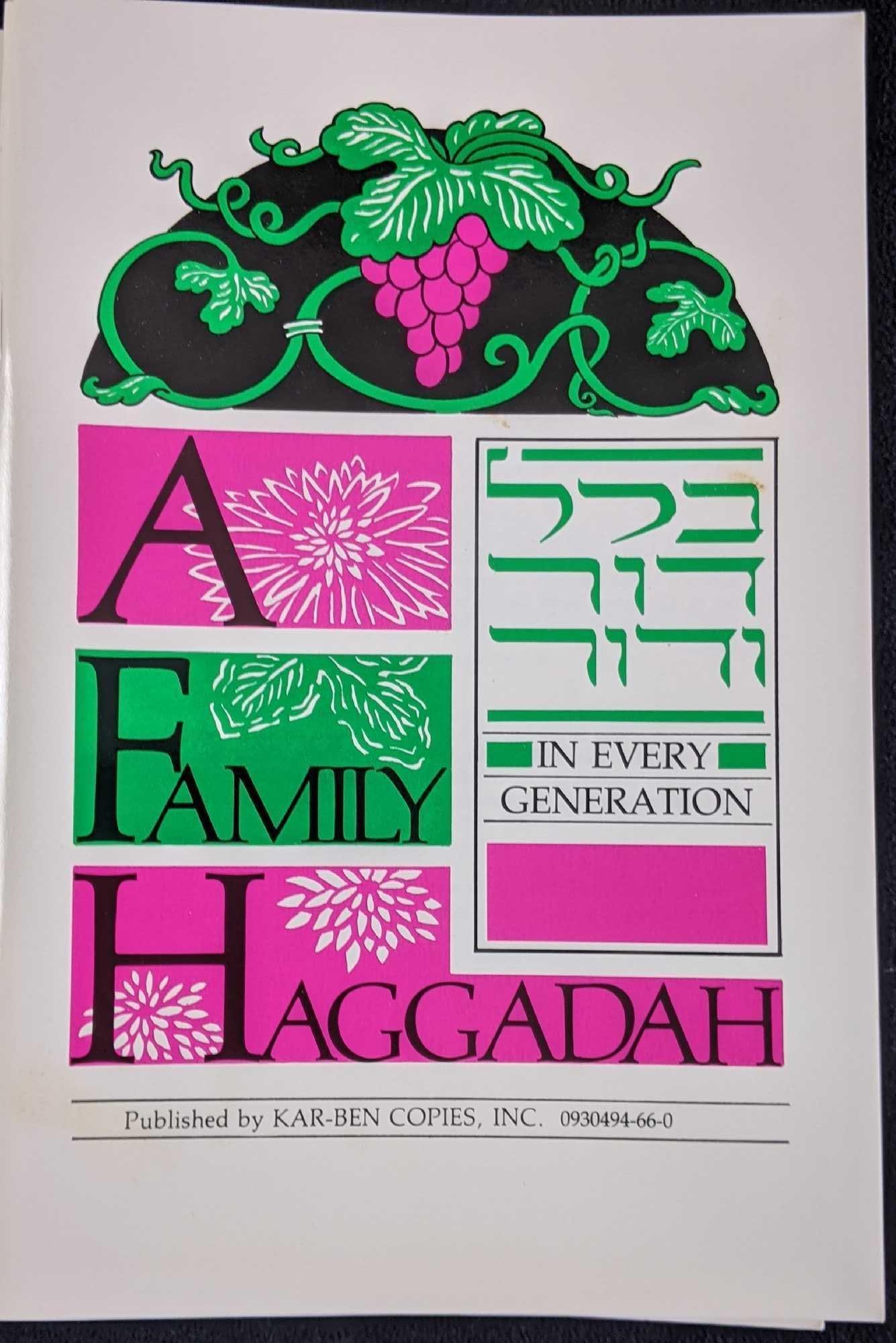 Passover Family Haggadah Booklets Passover Seder (1 of 6)