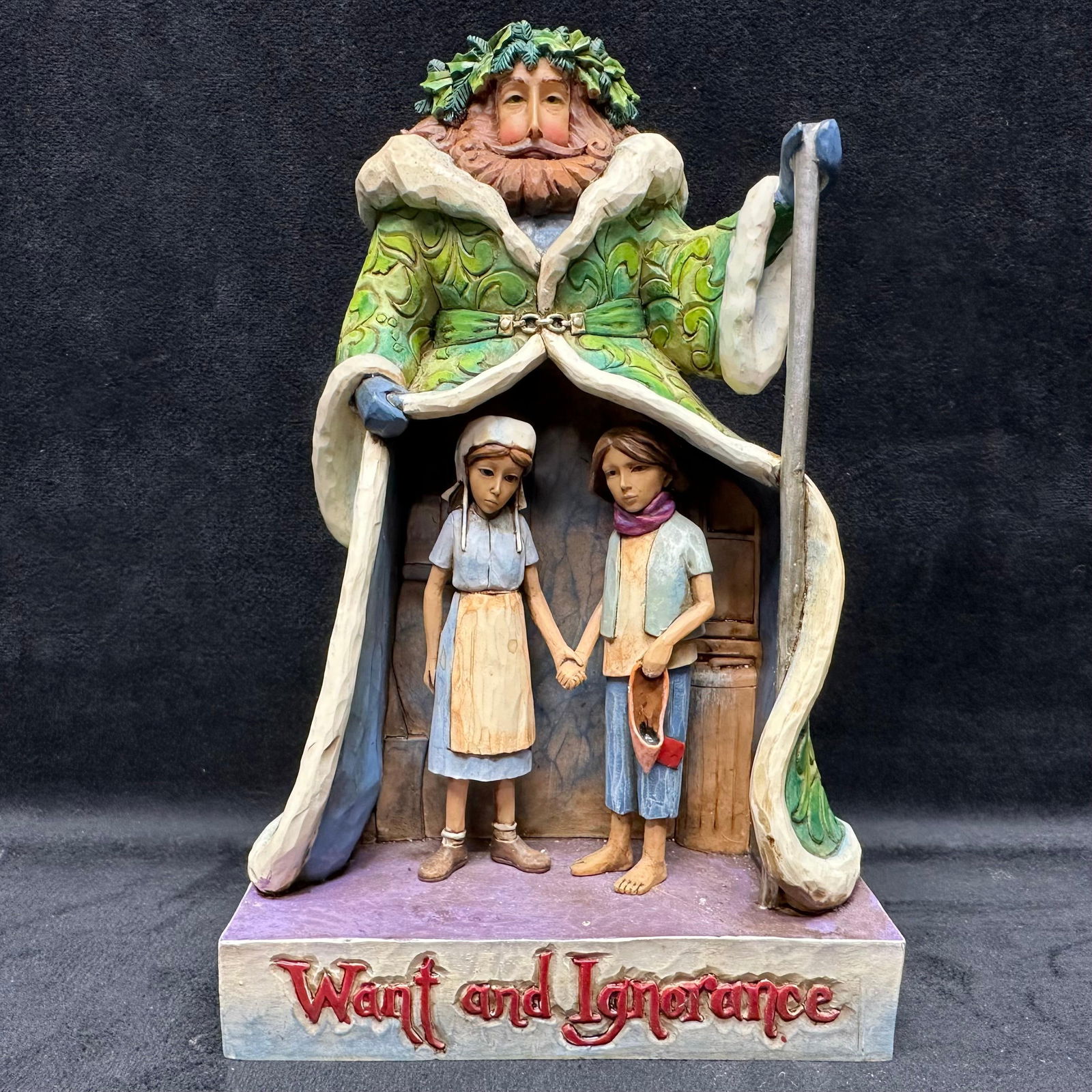 Jim Shore Heartwood Creek Want and Ignorance Figurine 4010354 Enesco (1 of 8)