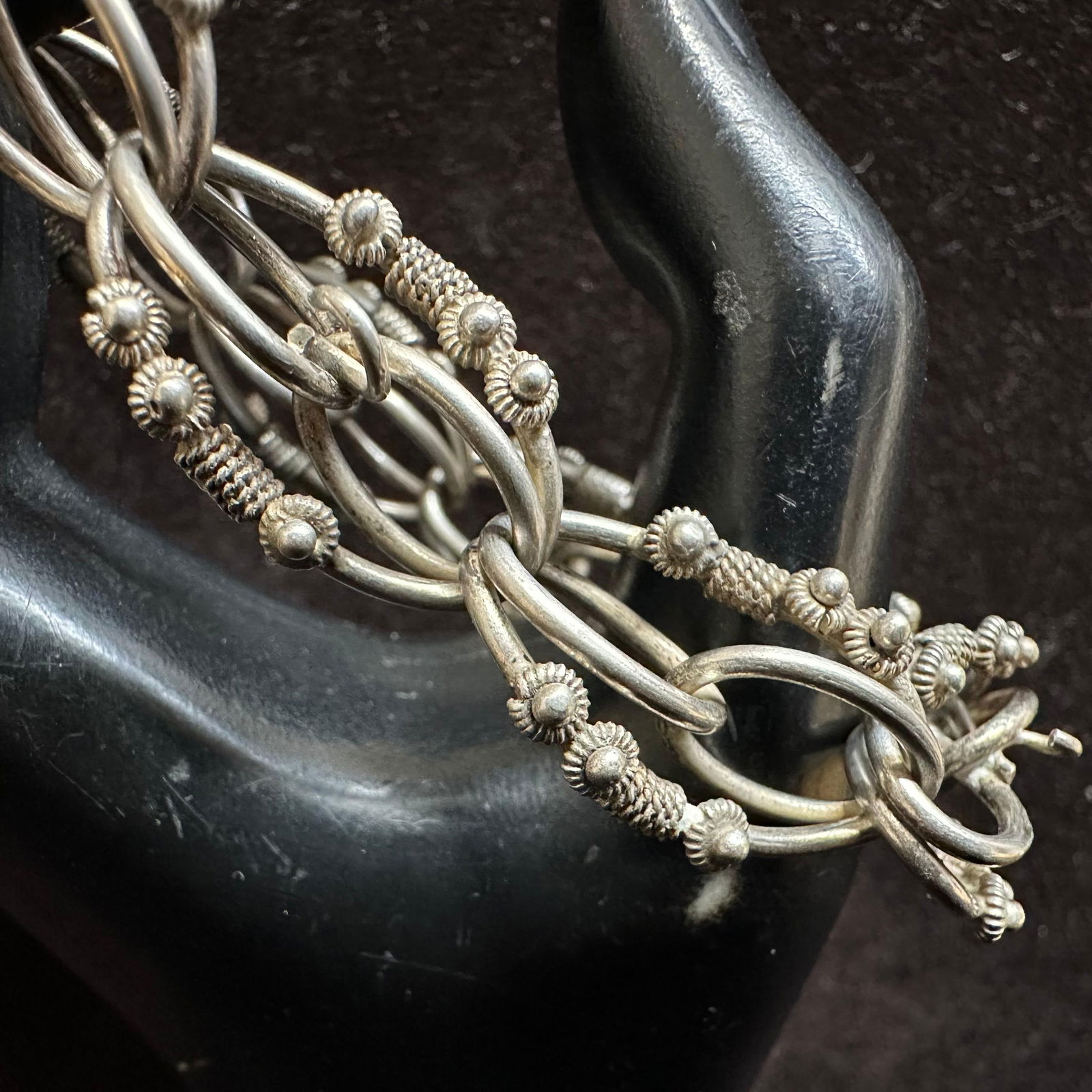 Interlocking Link Silver 800 Bracelet - 2