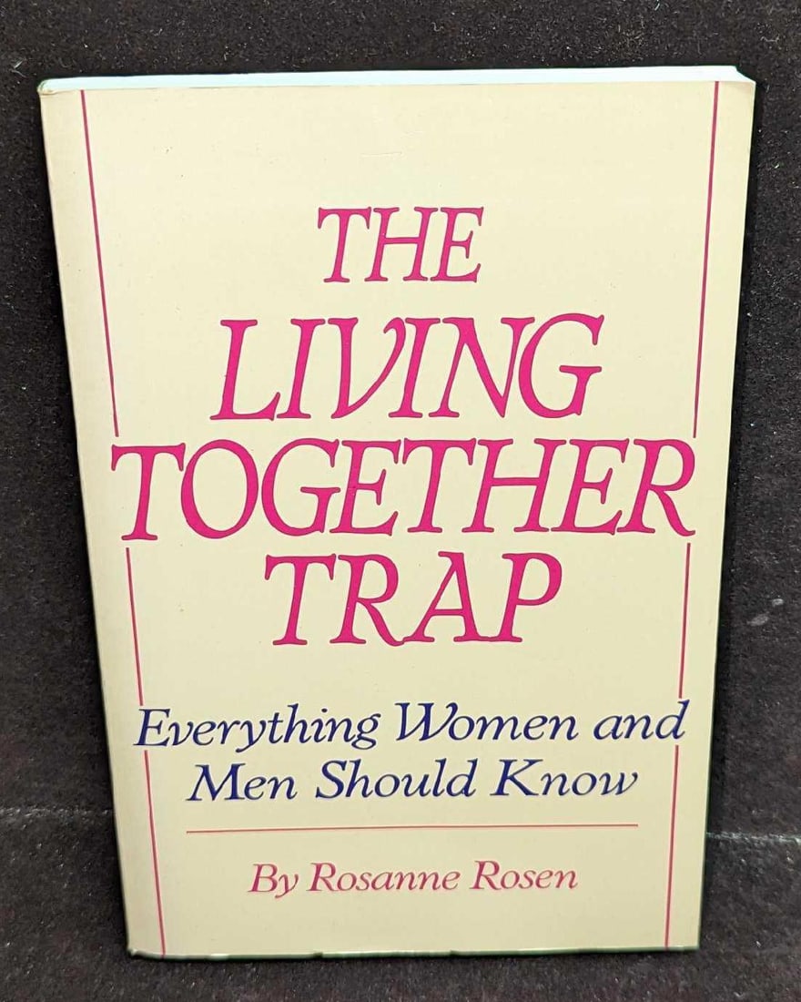 Signed Rosanne Rosen The Living Together Trap Paperback (1 of 8)