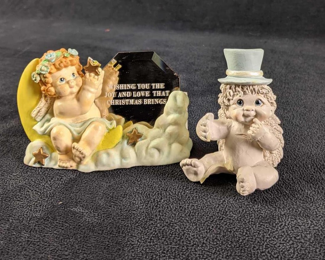 Baby Angels (1) Christmas Angel Figure (2) Baby Angel with Top Hat (1 of 8)