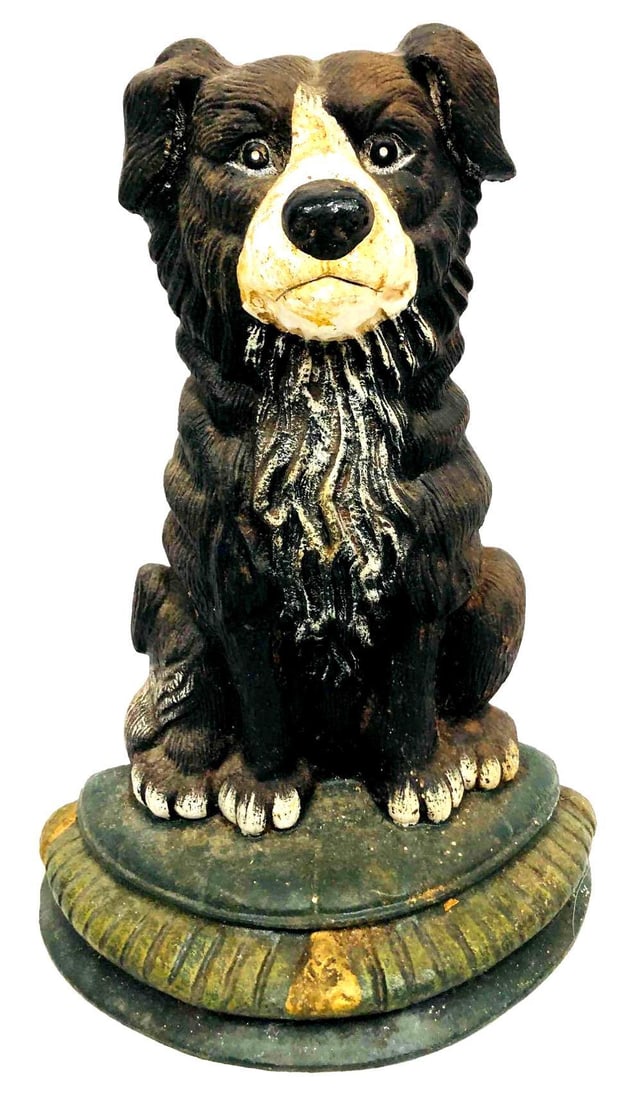 Large Cast Iron Cecil The Dog Sculpture/Door stopper (1 of 10)