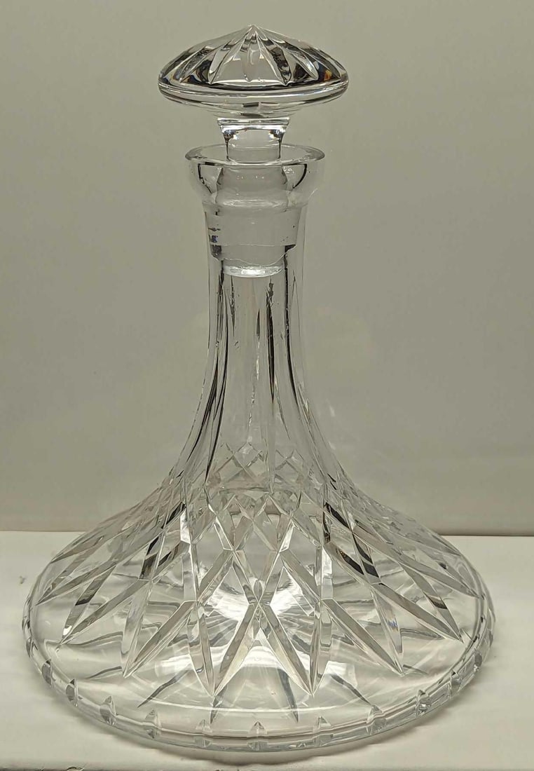 Vintage Crystal Decanter W Stopper (1 of 9)