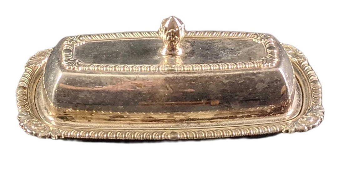 Vintage Sheffield Silver Silverplated Butter Holder (1 of 7)