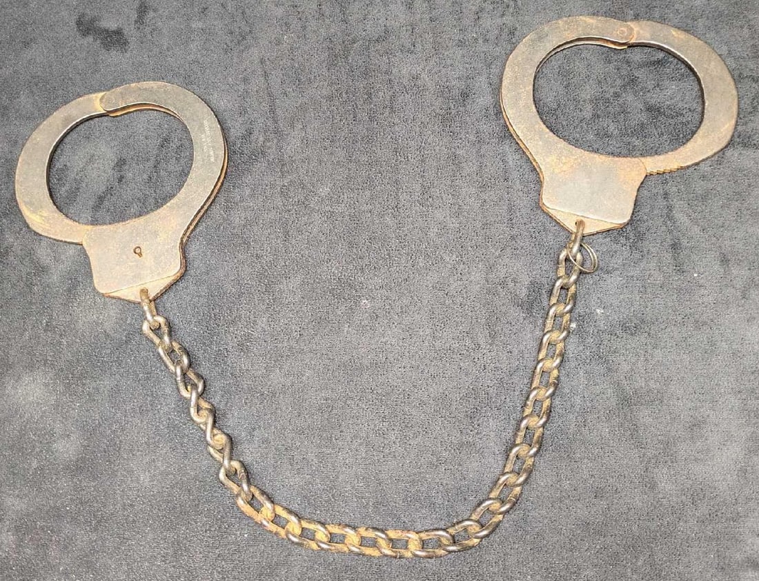 Vintage Harvard Lock Company Leg Irons (1 of 4)