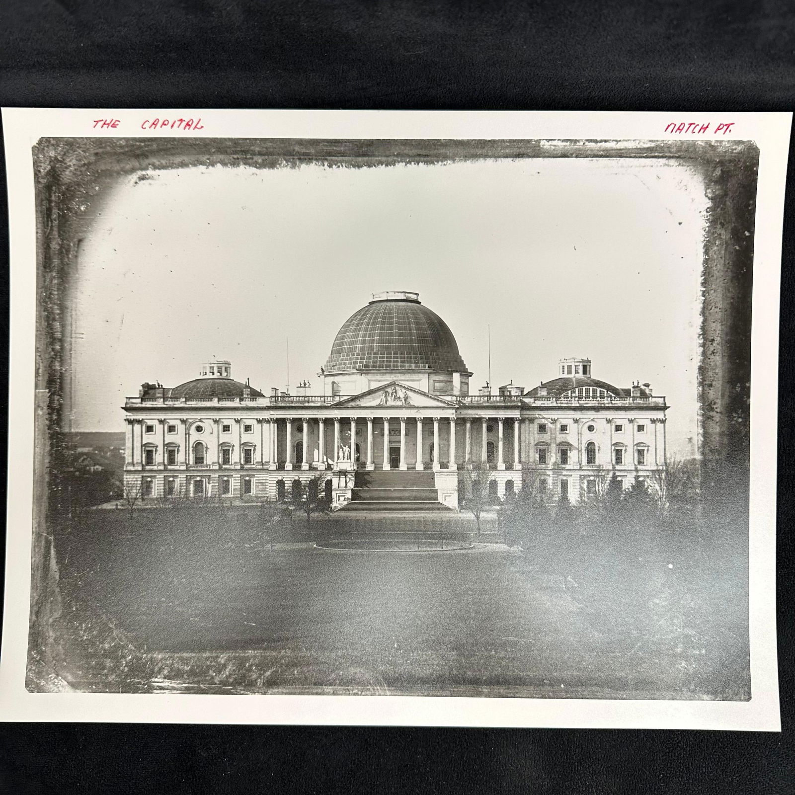 Black and White Analog Photo Reproduction Print U.S. Capitol Building (1 of 6)
