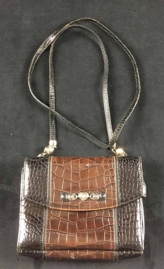 Brighton Mock Croc Crossbody Purse (1 of 6)