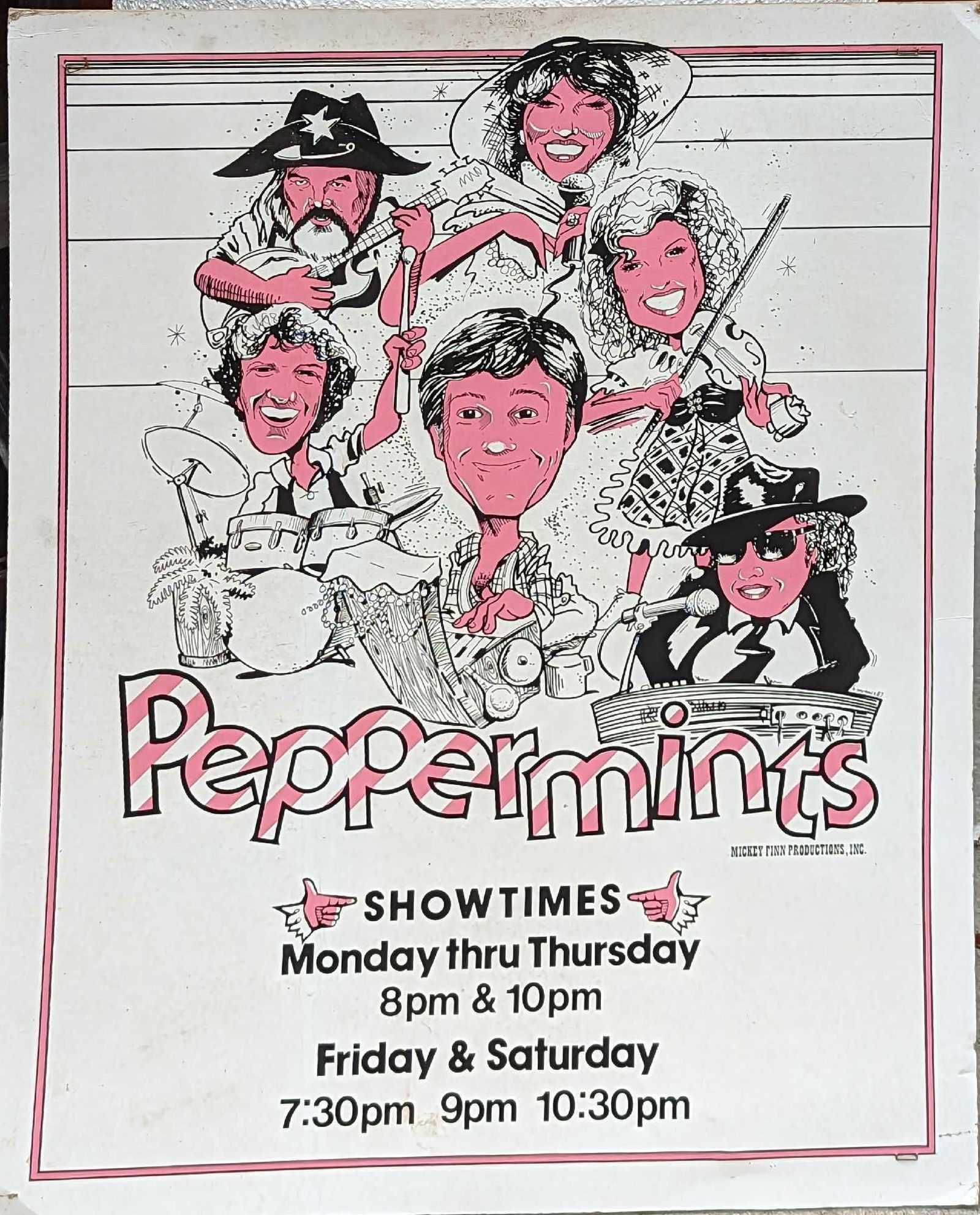 Vintage Mickey Finn's Peppermints Show Sign (1 of 5)