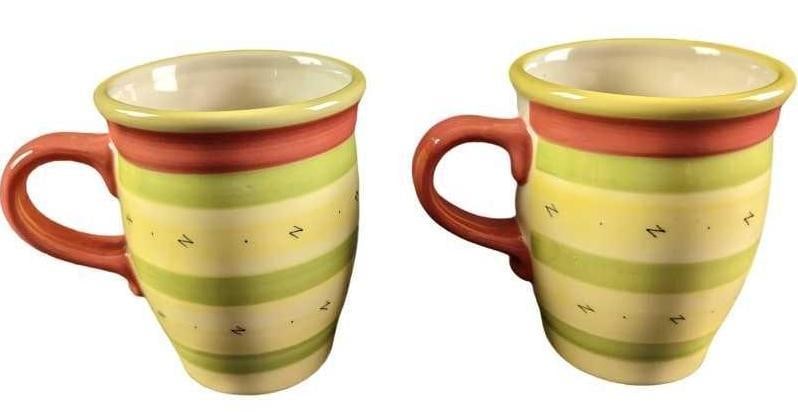 2 Pfaltzgraff Pistoulet Ceramic Mugs (1 of 9)