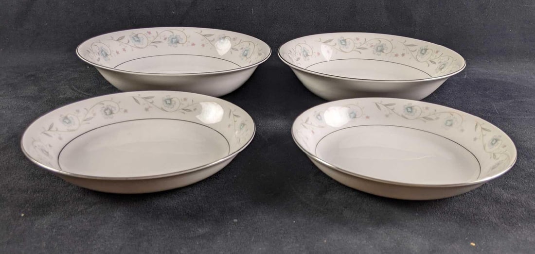 Four English Garden Fine China Bowls (1 of 9)