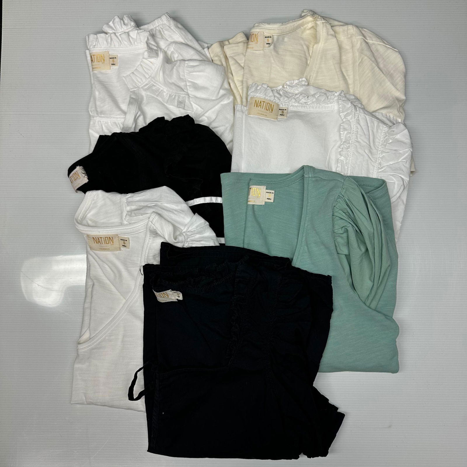 Lot of 8 Nation Ltd Tops and Blouses Size Small Womens Mixed Styles (1 of 10)