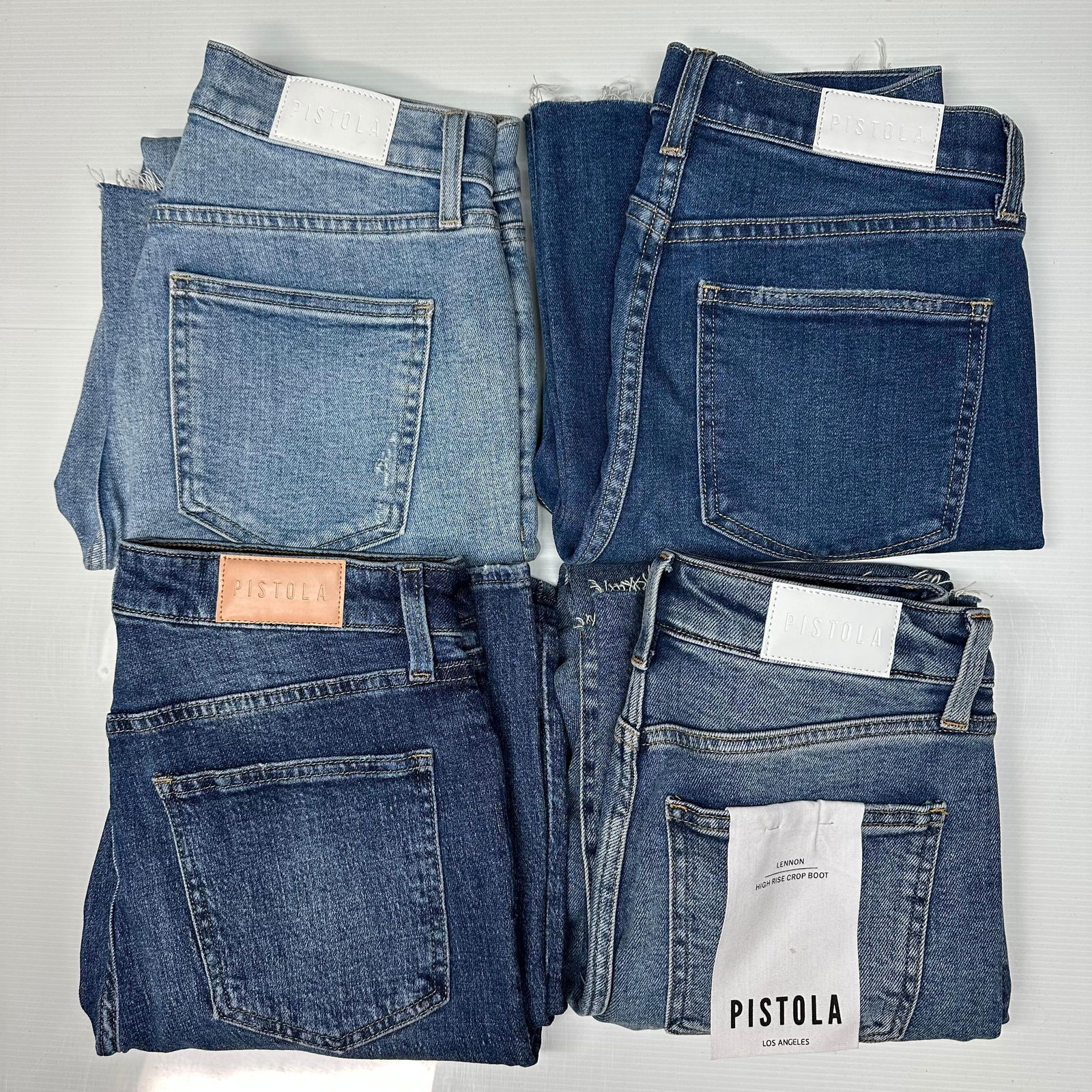 Lot of 4 Pistola Los Angeles Women Denim Jeans Sizes Sizes 26 27 and 28 (1 of 18)