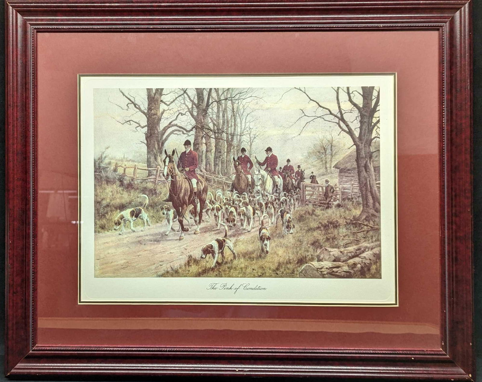 Framed Pink Of Condition Print By George Wright (1 of 7)