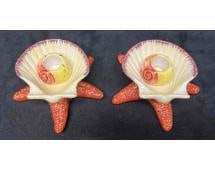Fitz & Floyd Seashell Candlestick Holders (1 of 11)