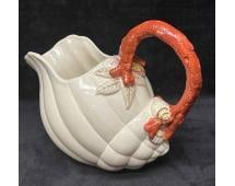 Fitz & Floyd Coral/Shells Pitcher (B) - 4