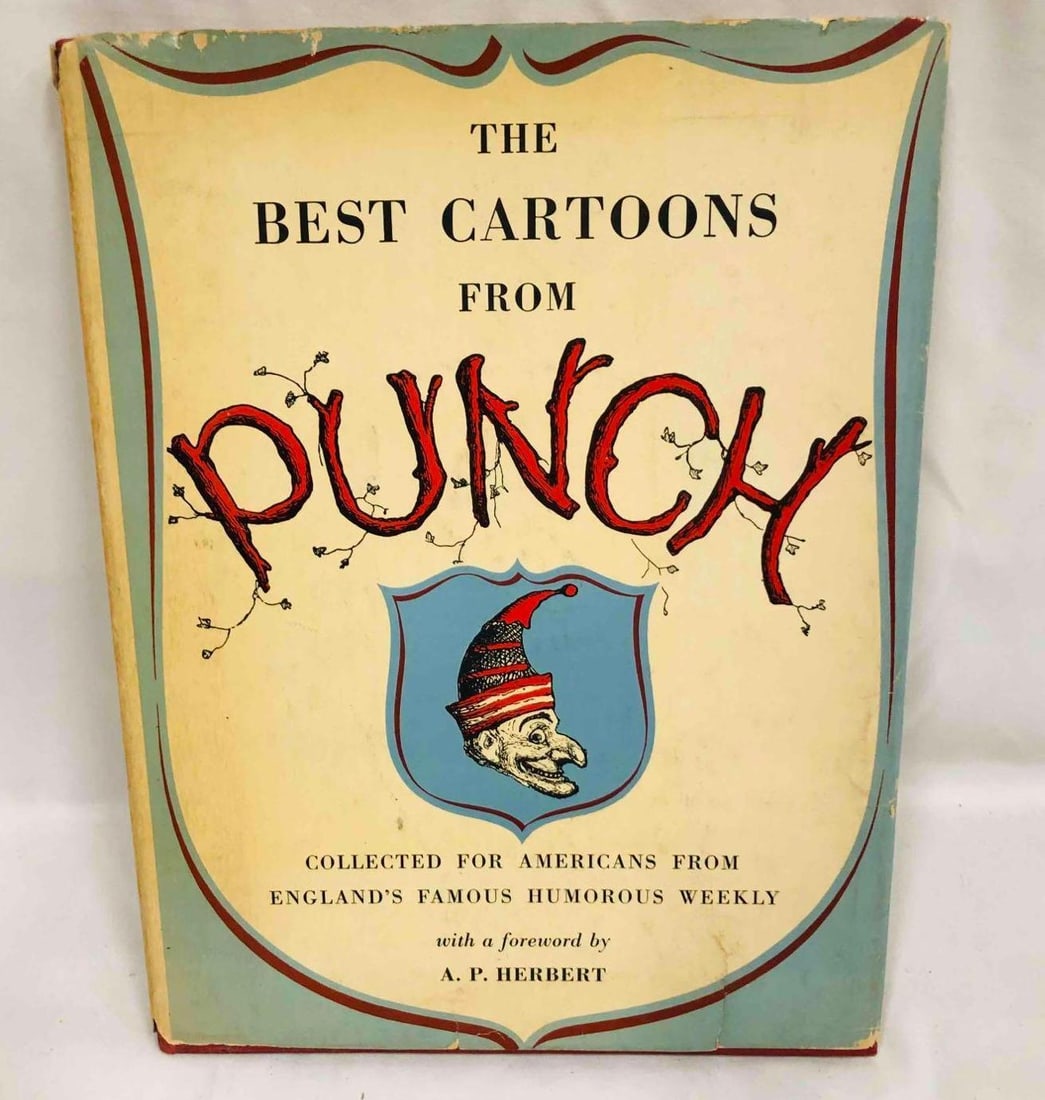Hardcover Copy Of The Best Cartoons From Punch With A Forward From A.P. Herbert (1 of 6)