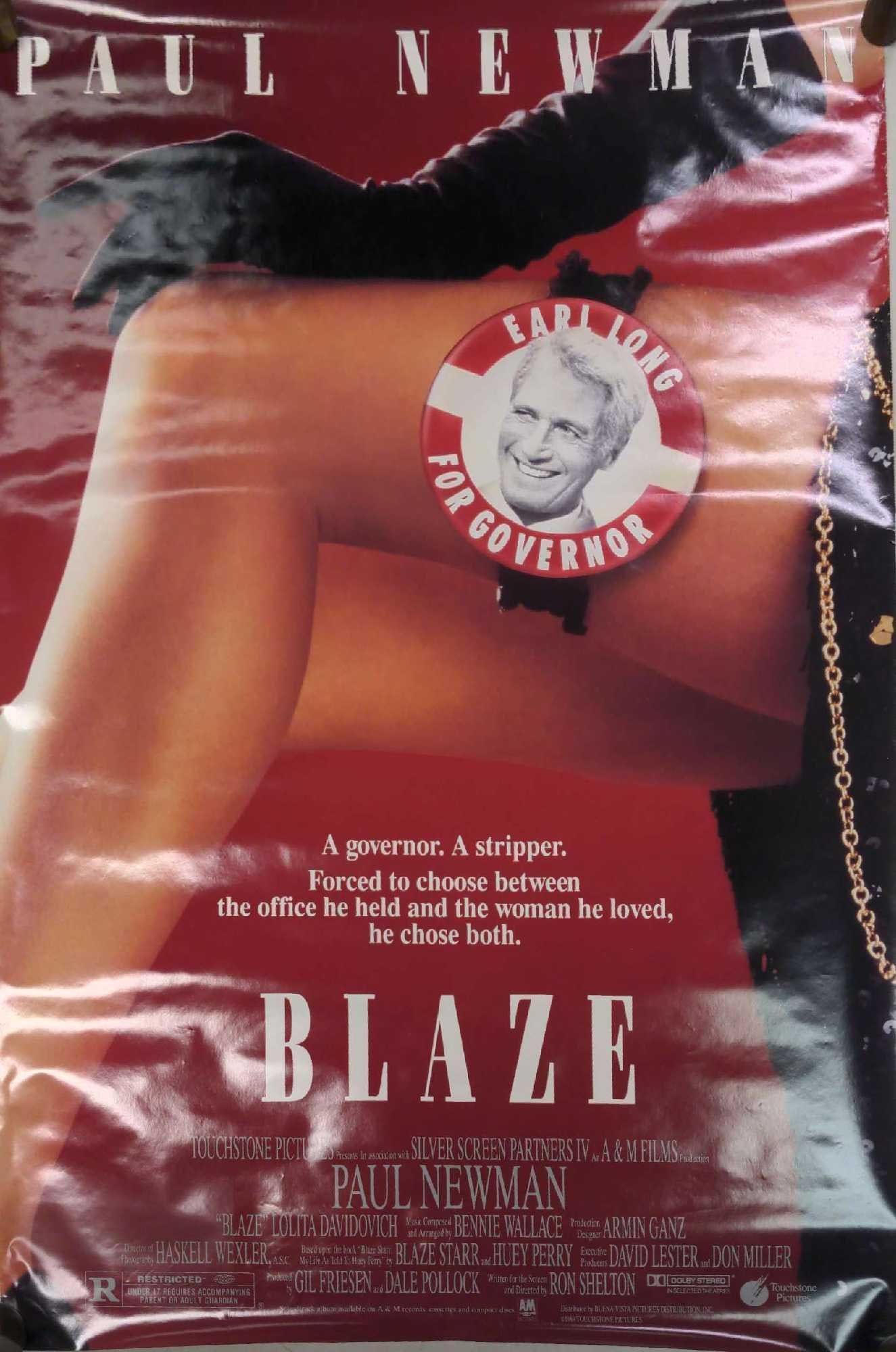 Paul Newman Blaze Movie Poster (1 of 4)