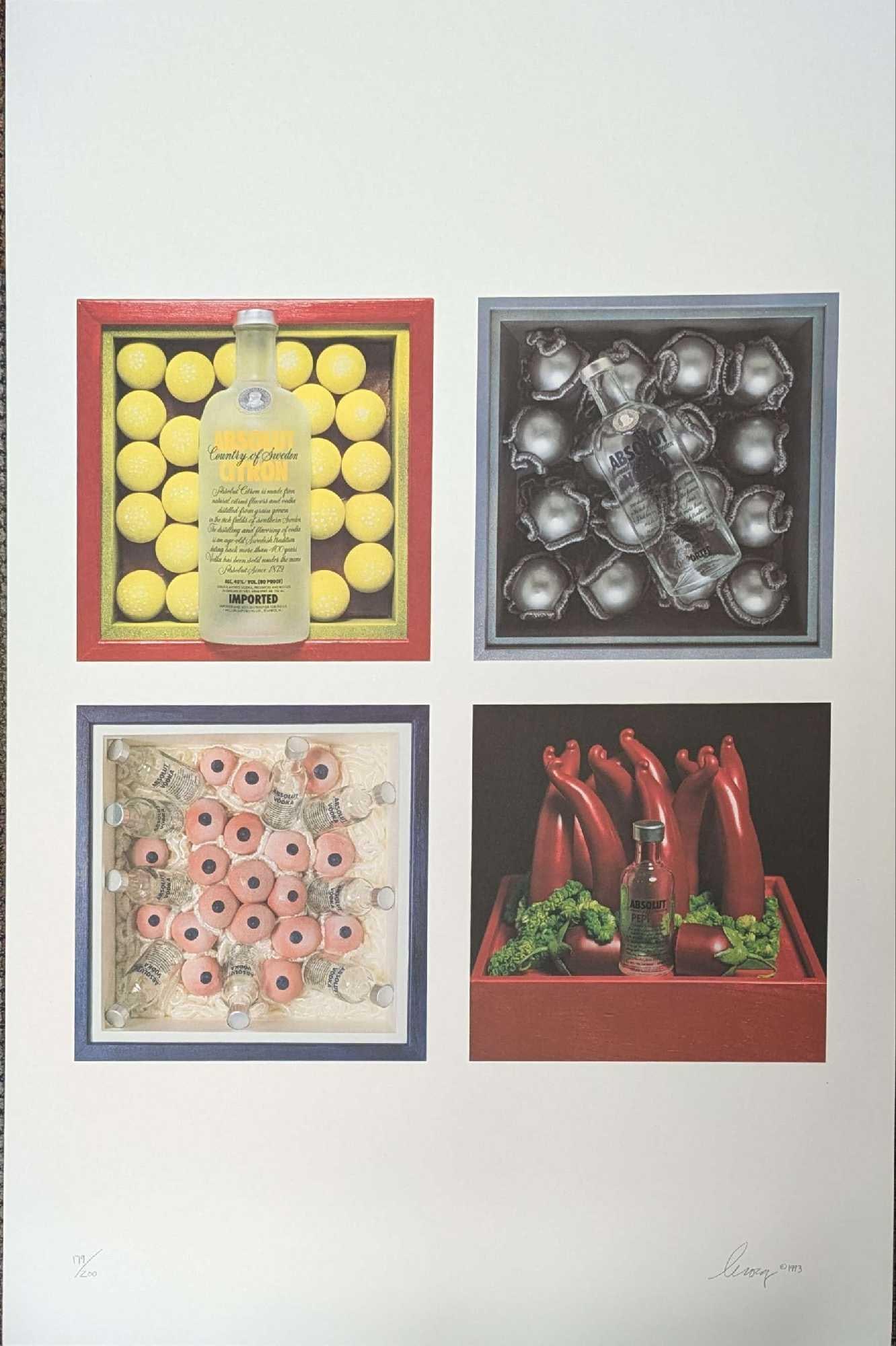 S&N Absolut Vodka - Absolut Le Cocq Karen La Cocq Print #179 (1 of 4)