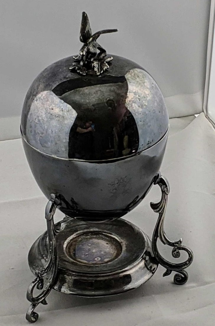 Vintage Silver Plate Egg Coddler (1 of 6)