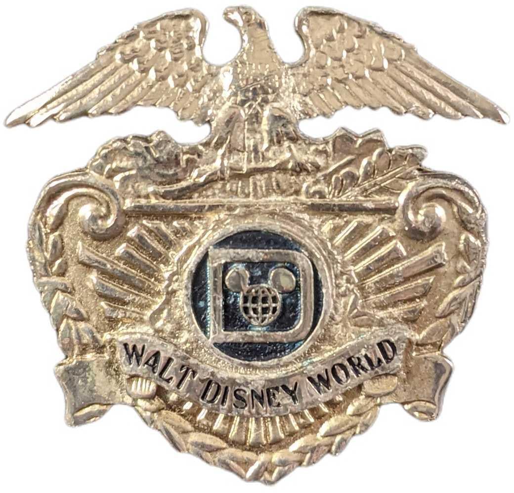 1970s/1980s Walt Disney World Security Hat Badge (1 of 2)