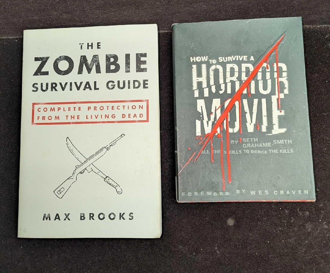 Zombie Survival Guide And How To Survive A Horror Movie Paperback Books (1 of 8)