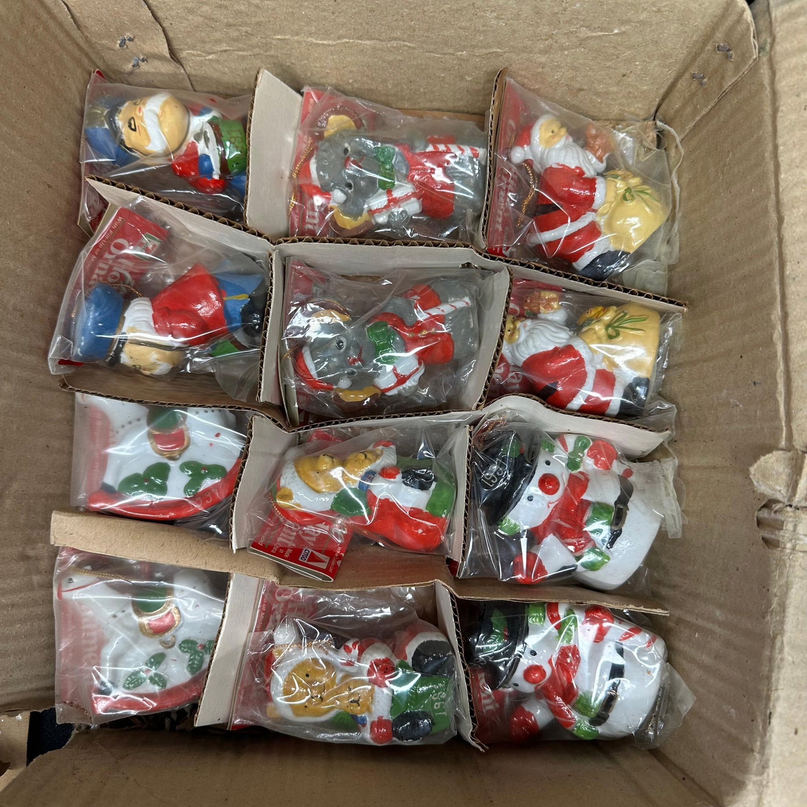 Box of 7 Eleven Citgo Holiday Ornament 1991 Series Christmas Nineteen (1 of 6)