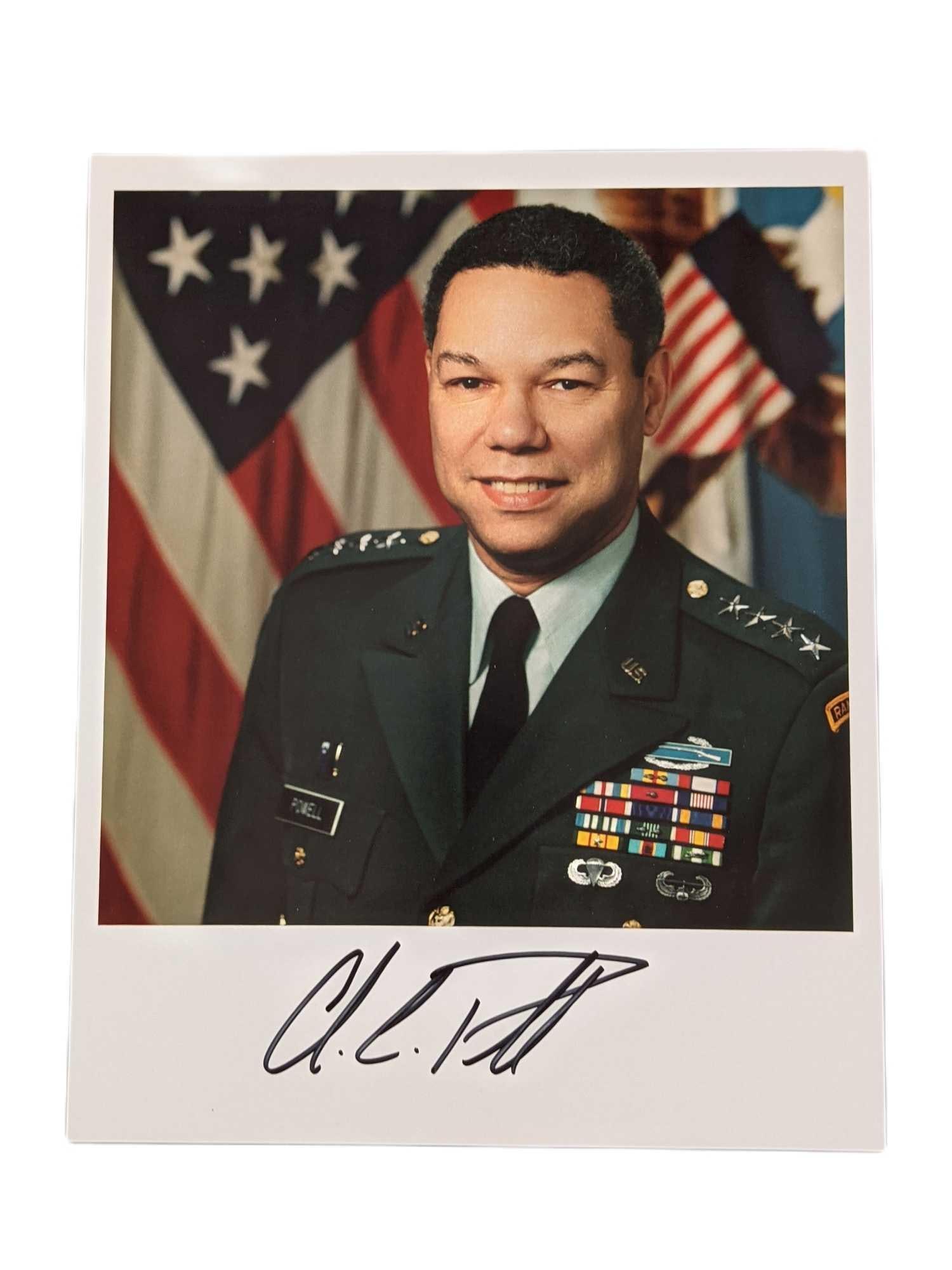 Autographed Signed Photograph General Colin Powell (1 of 3)