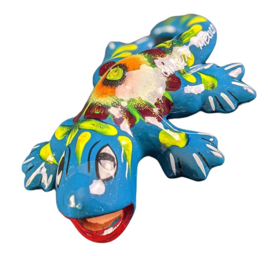 Hand Painted Ceramic Gecko - 5